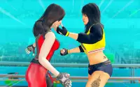 Bad Girl Wrestling: GYM Workout Fighting Games 3D Screen Shot 0