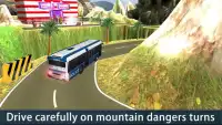 Police Bus Uphill Drive Simulator game Screen Shot 1