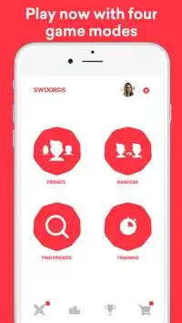SWOORDS - Free multiplayer word game with friends Screen Shot 2