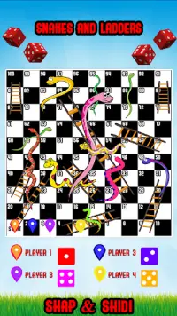 Snakes and Ladders Game Screen Shot 4