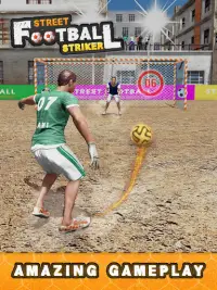 Street Football Striker เกมฟุตบอลฟรีคิก Screen Shot 9