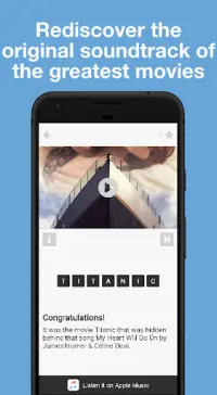 Movie Music Quiz - Blindtest Screen Shot 3