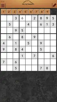 Mt.Fuji Sudoku Screen Shot 1