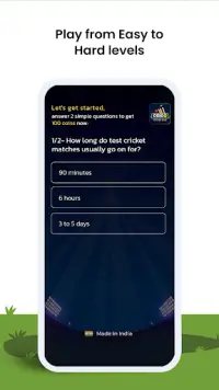 CricQ - Cricket Quiz Screen Shot 2
