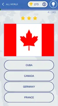 The Flags of the World Quiz Screen Shot 2