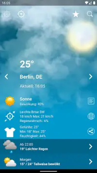 Wetter Deutschland XL PRO Screen Shot 0