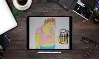 How To Draw Simpsons Screen Shot 2