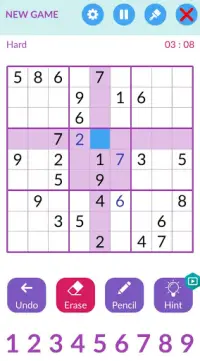 Sudoku puzzle : easy, medium, hard, expert Screen Shot 6