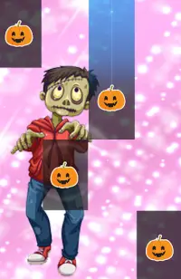 Piano Zombie Tiles vs Halloween : Scary Funny Game Screen Shot 2
