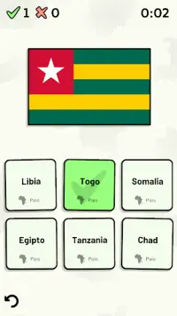 Países de África -Quiz: Mapas, Capitales, Banderas Screen Shot 1