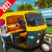 Euro Tuk Tuk Auto Rickshaw-US Driving Games 2021 Screen Shot 2
