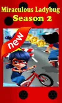 🐞Ladybug Subway Jump Bike adventure🐞 Screen Shot 3