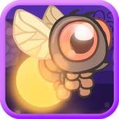 Fire Fly Dash: Cute ALI-TAP-TAP Light Bee at Night