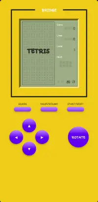 Old Brick Game - Tetris Screen Shot 0