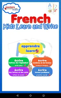 Kids Learn and Write French - Game for Kids Screen Shot 6