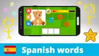 Learning words in 3 languages Screen Shot 4