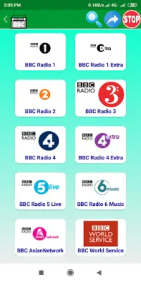 All BBC Radio & UK Radio, Internet Radio UK Screen Shot 1