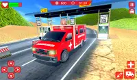 Ambulance Driving Simulator: Ambulance Rescue Game Screen Shot 2