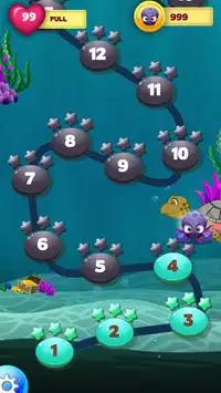 Bubble Starfish and Octopus Screen Shot 3