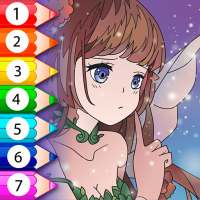 Anime Fantasía Color Números