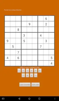 Sudoku Scan&Solve Screen Shot 2