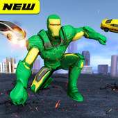 Superhero Iron Robot - Gangster Crime City Mission