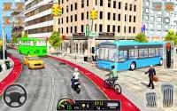 Modern Bus Driving Simulator: Bus Games 2021 Screen Shot 7