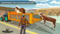 Farm Animal Transport Tractor Screen Shot 3
