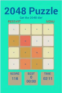 2048 puzzle Screen Shot 3