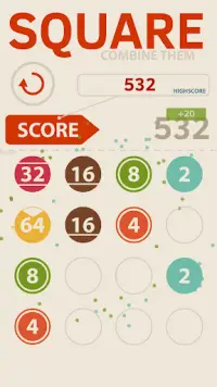 Square - The 2048 Game Screen Shot 0