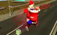 Santa Claus Christmas Super Runner Vs Crazy Kids Screen Shot 8