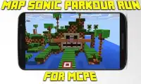 Map Sonic Parkour Run for MCPE Screen Shot 1