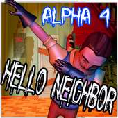 Hi scary Granny Neighbor Hello Mod Alpha 4