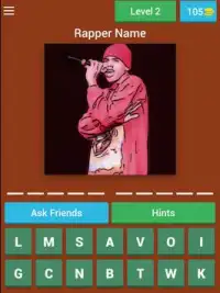 HipHop Rapper Quiz Screen Shot 5
