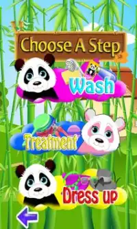 Panda niñas juegos de osos Screen Shot 7