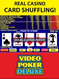 Video Poker Deluxe Screen Shot 12