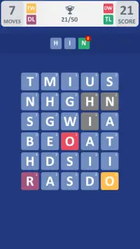 Word Rumble 2 - Puzzle Games - Swipe Match-3 Screen Shot 2