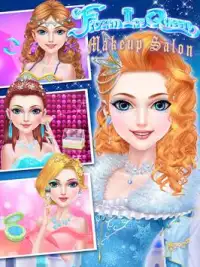 Frozen Ice Queen Makeup Salon Screen Shot 1
