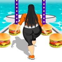 Fat Body 2 fit race food run girl racing game 3d