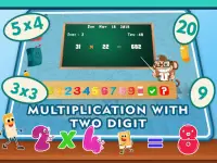 Математический Умножение Викторина 4-й класс Игры Screen Shot 2