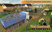 Escavadeira Simulator 3D -Construction & Cargo Sim Screen Shot 9