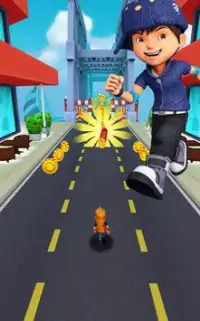 Subway Boboiboy Run: Surf, Dash & Jump Subway Game Screen Shot 4