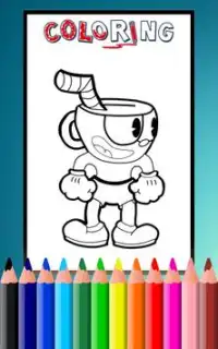How To Color CupHead (Cup head Coloring Game) Screen Shot 3