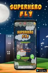 Superhero Fly Screen Shot 0