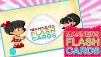 Kids Manners Flash Cards Screen Shot 0