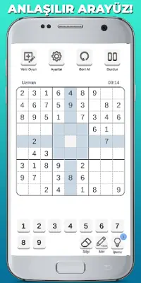 Sudoku - Ücretsiz Klasik Sudoku Bulmaca Screen Shot 1