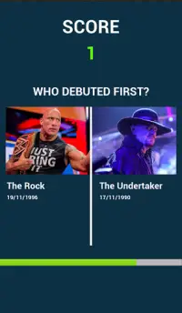 Guess WWE Debut - WWE Fan Trivia Game Screen Shot 2