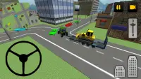 Traktorfahrer 3D: Stadt Screen Shot 1