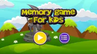 Memory game for kids Screen Shot 0