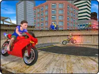 Kids Motorbike Stunts Master Roof Top Arena 2018 Screen Shot 7